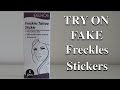 Try On ~ FRECKLES TATTOO STICKERS ~.