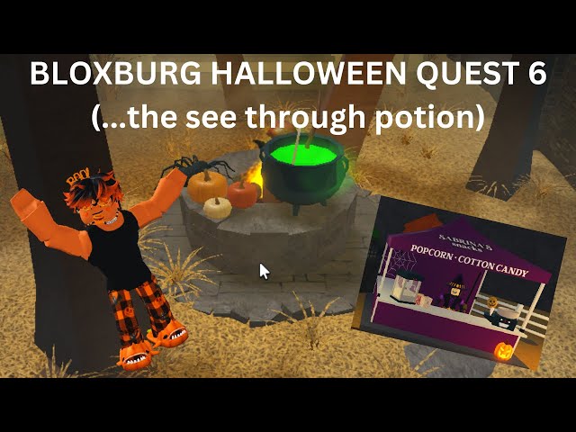 BLOXBURG HALLOWEEN TROPHY ALL WITCH QUESTS EASY GUIDE 