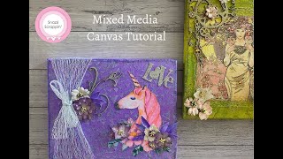Creative Classroom - Mixed media canvas