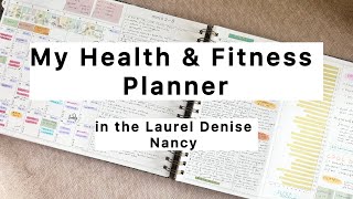 March in my Health & Wellness Planner, using the Laurel Denise Nancy