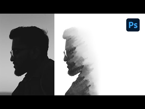 Create a Double Exposure in 74 Seconds with Photoshop #photoshoptutorial #youtube #adobe #adobe