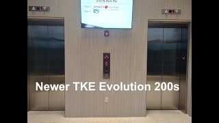 New & Tall TKE Evolution 200 MRL Elevators @ 200 North Park Wyomissing PA