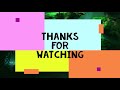 End of video