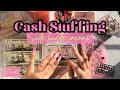Cash stuffing side hustle income  530 cash stuff with me cashstuffing