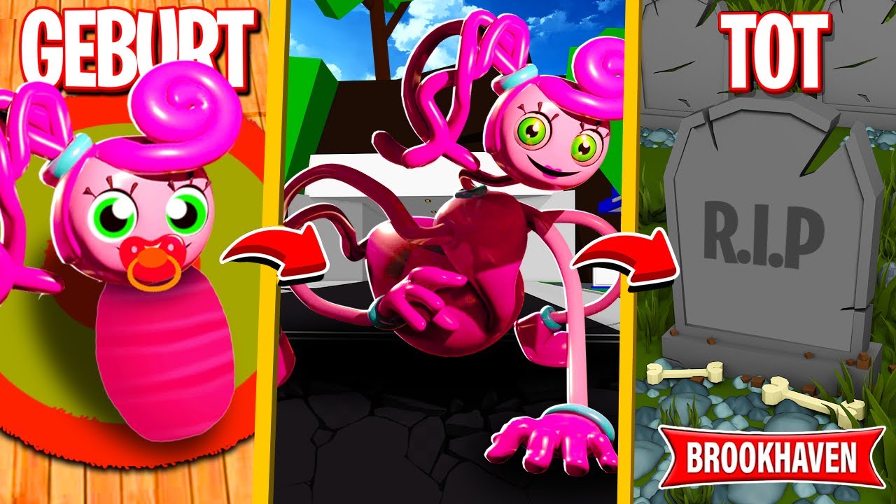GEBURT bis TOD von MOMMY LONG LEG in BROOKHAVEN! (Roblox Brookhaven 🏡RP | Story Deutsch)