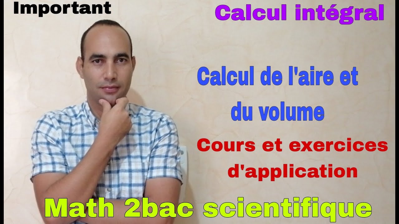 calcul de surface et volume....math 2bac pc et sm