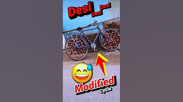 Disc Cycle Modify #shorts #desi #cycle #modified #newpost