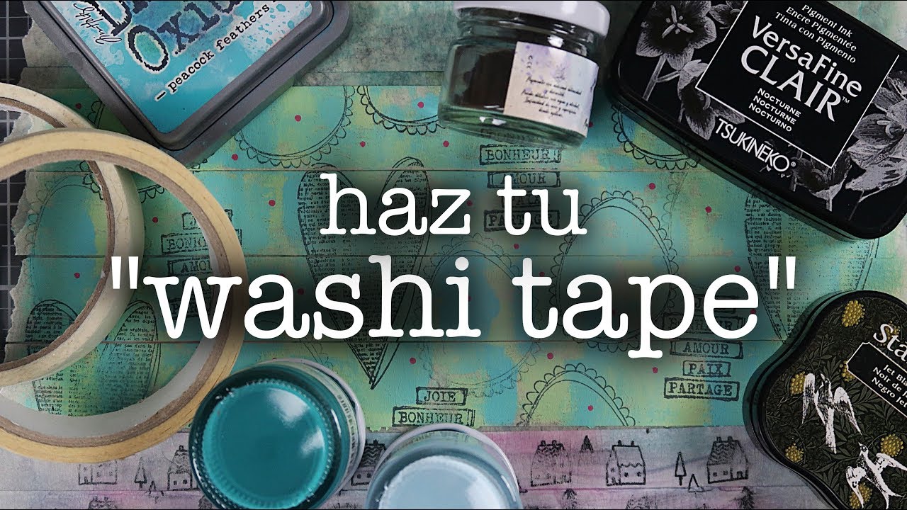 HACER WASHI TAPE con CINTA DE CARROCERO