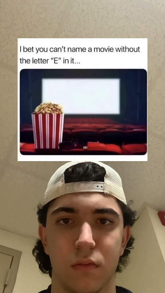Name a movie without the letter e YouTube