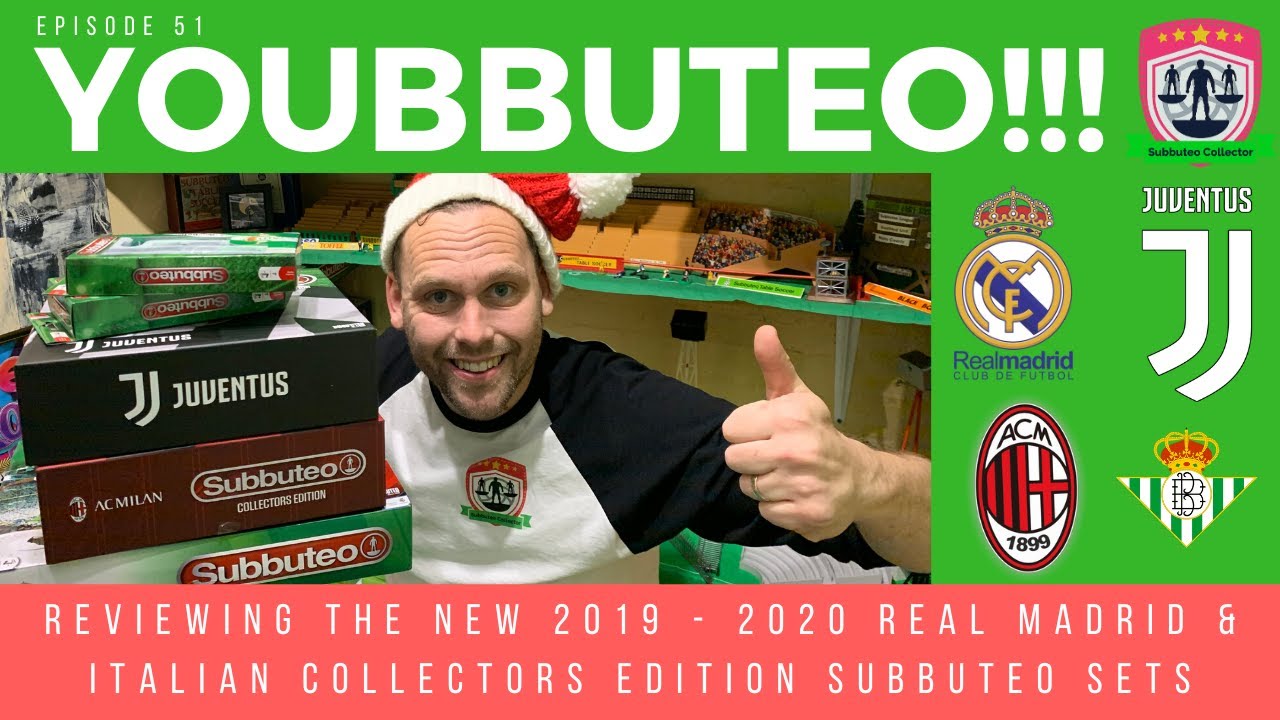 Reviewing the brand new 2019 -2020 Subbuteo Sets & Merry Christmas from  Youbbuteo, 