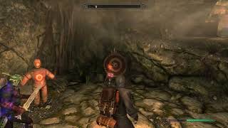 Skyrim Special Edition - Shield Bash with a Torch - Training - Dark Brotherhood