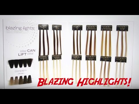 Blazing Highlights Color Chart