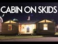 SMALL MOBILE CABIN ON SKIDS WITH BUILT-IN PORCH SMALL MOBILE CABIN ON SKIDS WITH BUILT-IN PORCH