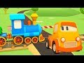 Die Schlauen Autos - Kinder Cartoon auf Deutsch - Die Bahnschranke ist kaputt.