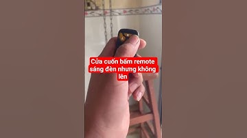 Cửa cuốn bấm remote không lên, Sửa motor cửa cuốn, hộp điều khiển cửa cuốn YH, CH Đài Loan