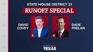 12News in-depth coverage | The Texas House District 21 race between Dade Phelan and David Covey