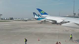 Orly 4 Plane Spotting + Window View Flight | Air Caraïbes A350-1000 ORY–PTP (TX540) - [4K]