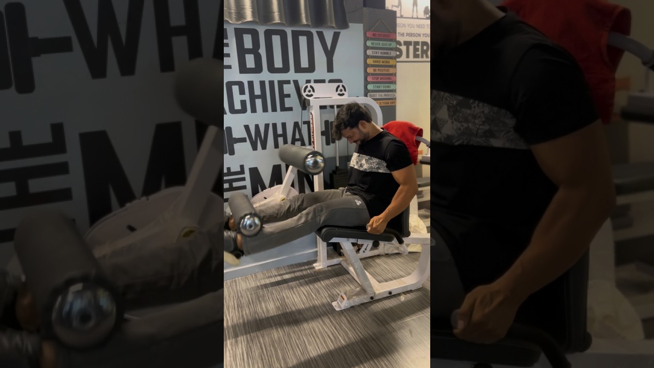 Leg Extension 🔥 | Quad Building | Natural Athlete 