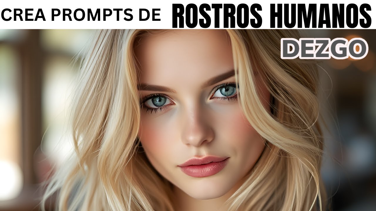 CREA PROMPTS DE ROSTROS HUMANOS CON DEZGO AI  (MAYO 2025)