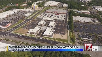 1st NC Wegmans grand opening in Raleigh on Sunday