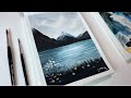 Water Coloring Painting Tutorial | Easy Landscape | Watercolor Painting For Beginners | #1