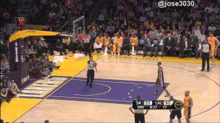 Kobe Bryant Gets Technical Foul, Is Not Happy 4.12.2011