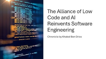 The Alliance of Low Code and AI Reinvents Software Engineering