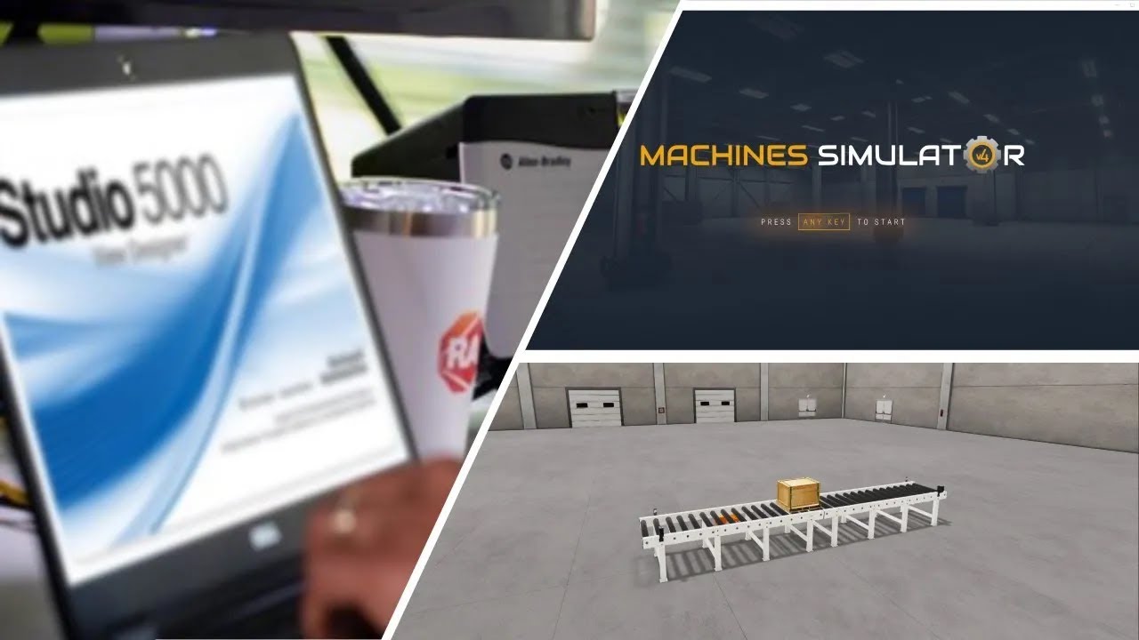 How To Connect Studio 5000 with Machines Simulator 4 - YouTube
