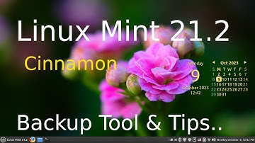 Linux Mint 21.2 - Cinnamon (also EDGE) - The Backup Tool & Tips.