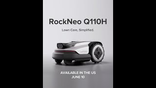 Meet the RockNeo Q110H Robotic Lawn Mower!