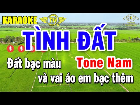 #2023 Tình Đất Karaoke Tone Nam ( Ab ) Nhạc Sống Dễ Hát | Trọng Hiếu