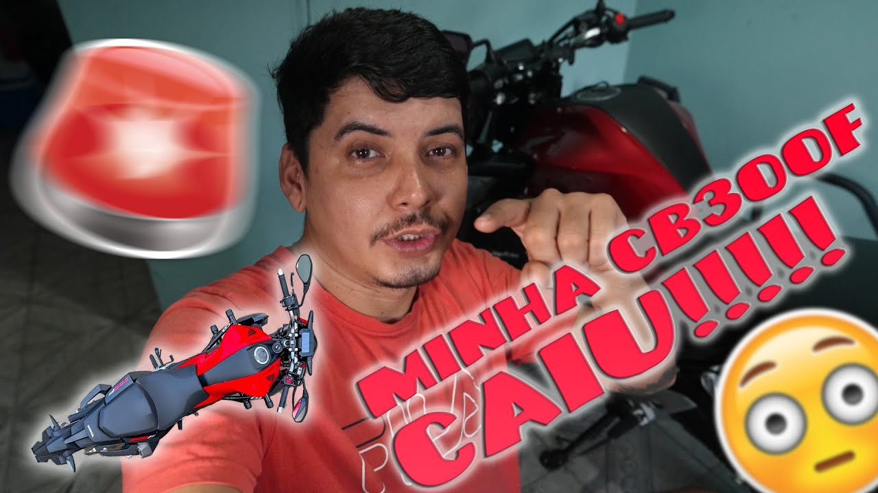 CB300F CAIU!! PREJUIZO GRANDE!!!! PT 01