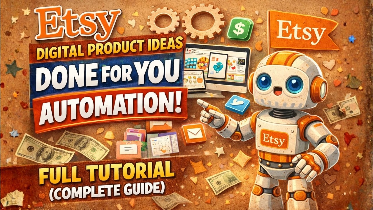 Etsy Digital Product Ideas Done For You Automation Full Tutorial ...