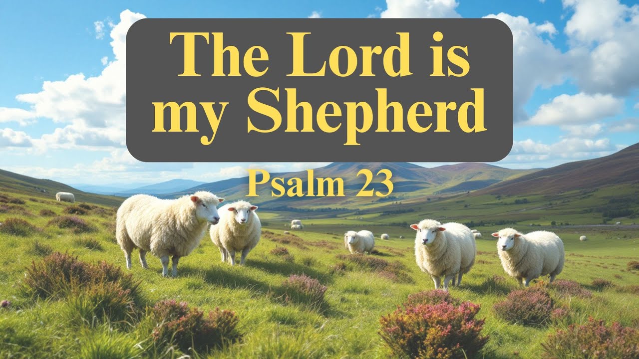 The Lord is my Shepherd - PSALM 23 Song 🎶 - YouTube