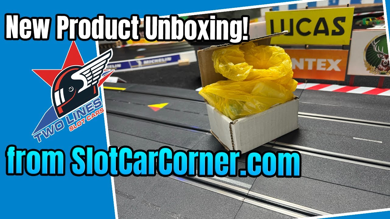 Распаковка нового продукта от Slot Car Corner!