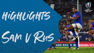 ⁣Highlights: Russia v Samoa - Rugby World Cup 2019