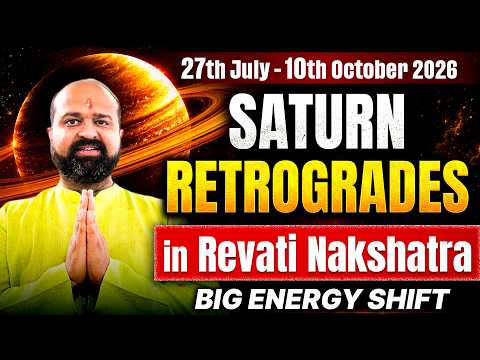 SATURN Retrograde in Revati Nakshatra 27th July to 10th October 2026 for all 12 Signs #saturn #retro