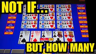 RARE Hands & BIG Wins in Deuces Wild Bonus Poker at $50 a spin! screenshot 3