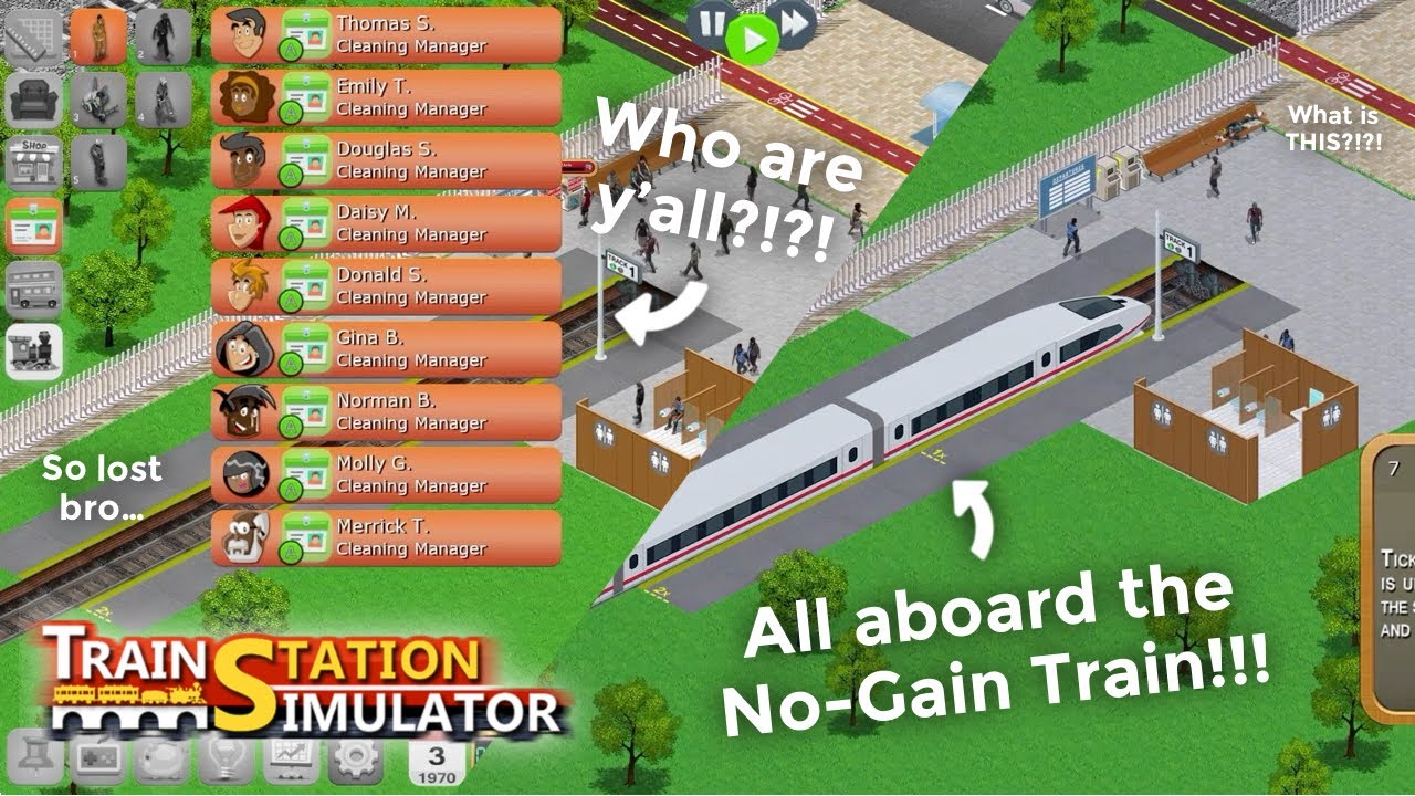 Managing a Train Station is NOT FOR ME! | Train Station Simulator
