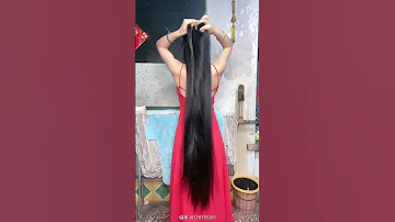 Very Long Satisfying Hair 20 Tiktok Longhair Hairstyle Fyp Haircut Hair Filipino Shorts 