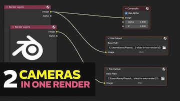 Blender 3D: Render TWO cameras from the same scene in the COMPOSITOR!