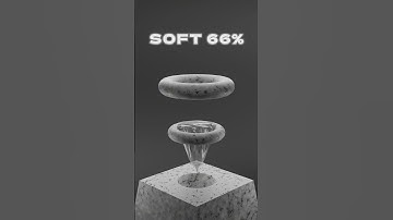 0% vs 100% Cone 3D Soft Body Simulation