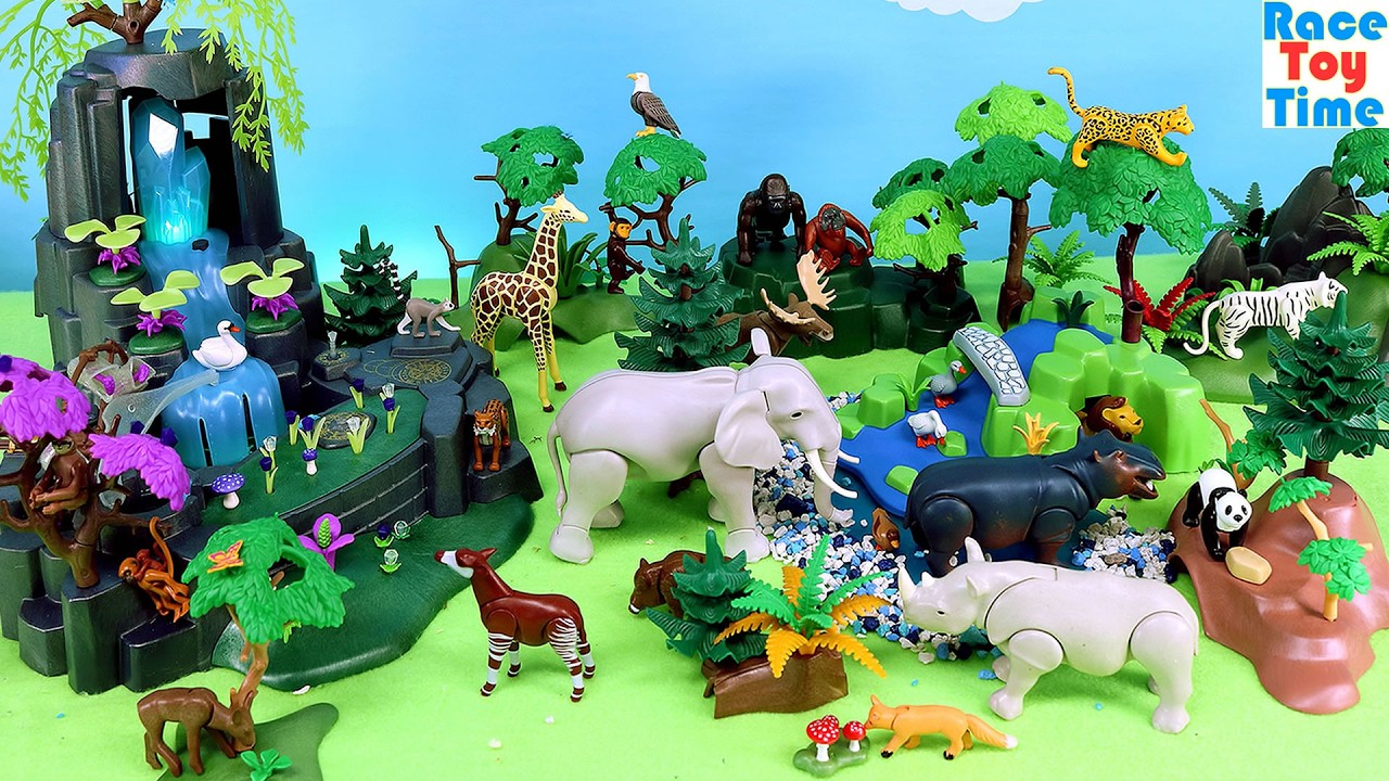 Magical Forest with Playmobil Animal Figurines