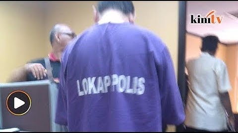Polis pertahan baju lokap untuk suspek