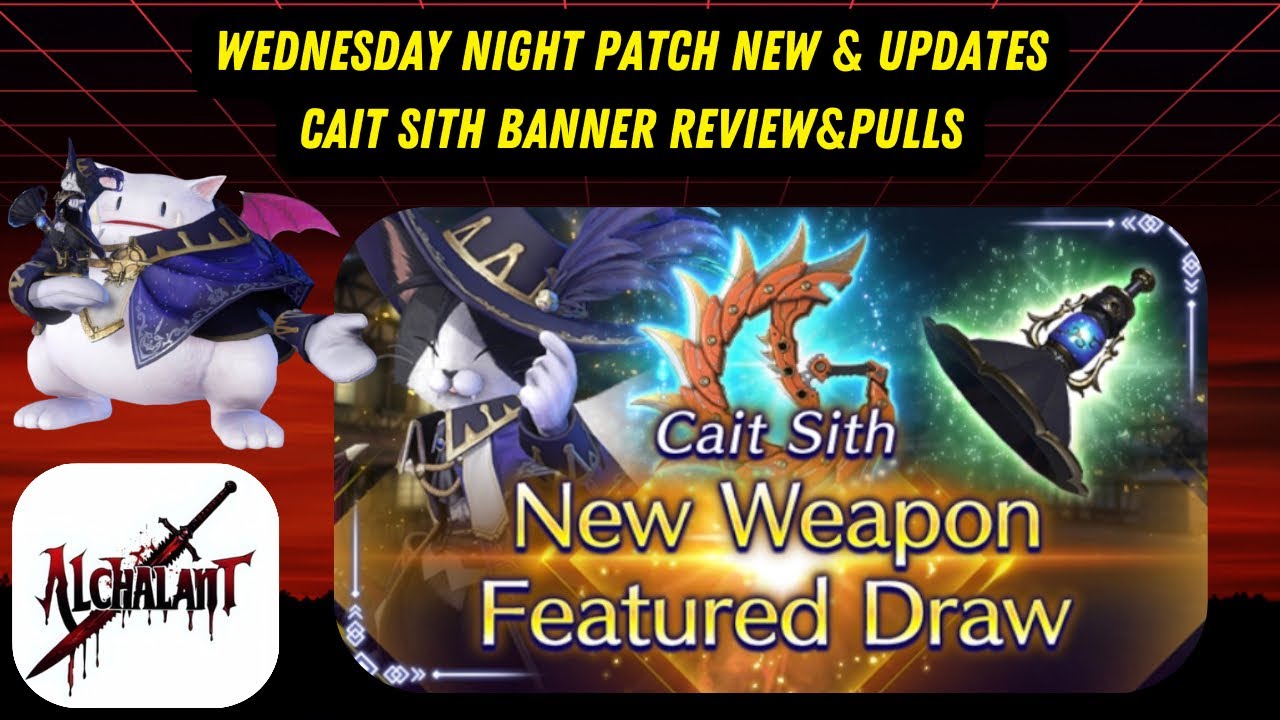 FF7 Ever Crisis - Patch Night News - Cait Sith Banner Review and Pulls Rufus Crash 2 & GB Predicters