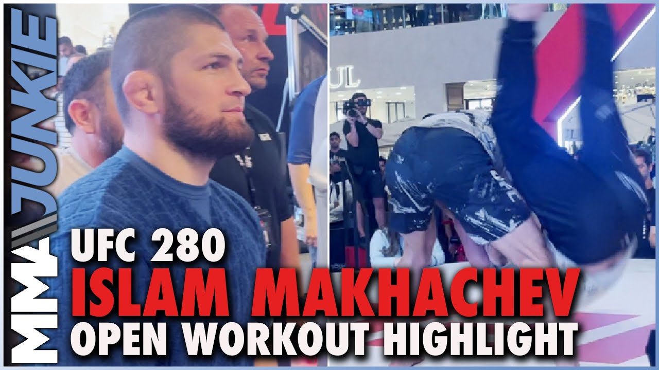 UFC 280 open workouts video highlights