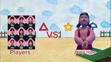Players VS Jump rope with Healthbars