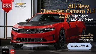 The All New 2020 Chevrolet Camaro Zl1 Sport Car So Cool Luxury & Elegant Sporty Supercar New