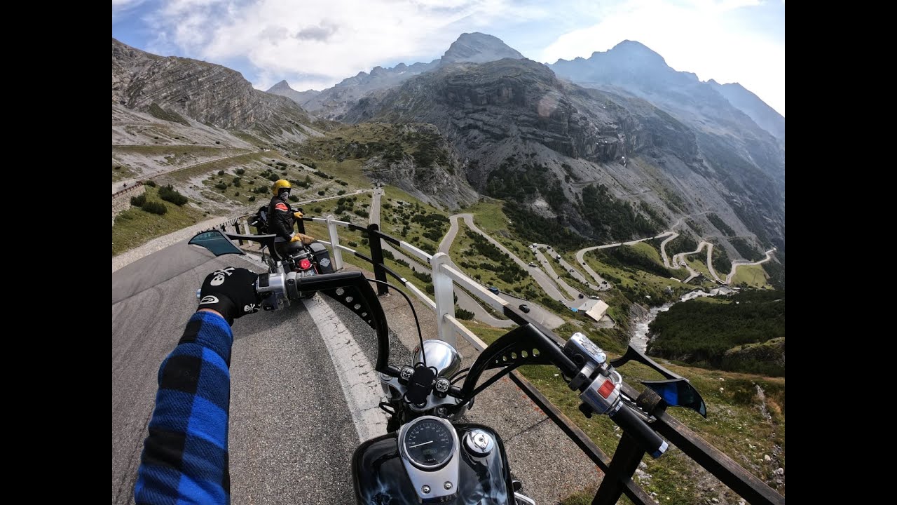 Passo dello Stelvio on honda shadow