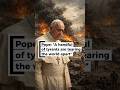 Pope: “A handful of tyrants are tearing the world apart”